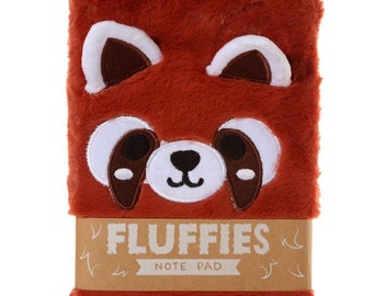 Adoramals Red Panda Plush Fluffies A5 Notebook