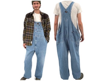 Raw Denim Overalls | Etsy