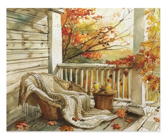 Herfst veranda puzzel