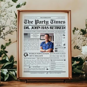 Cadeau de retraite pour homme ou femme | Cadeau d'anniversaire de travail | Poster de carte de retraite | Décoration de fête de départ en retraite | Journal de retraite