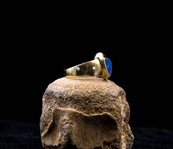 Black Opal and Diamond Ring. - image 3