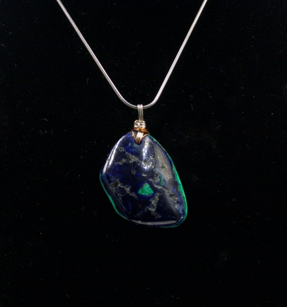 Morenci Azurite/Malachite Pendant