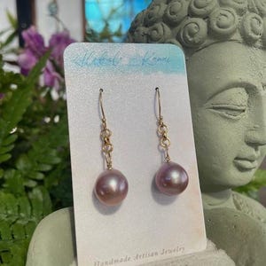 Bodacious Edison Pearl Earrings in 14k Gold Fill (R3)