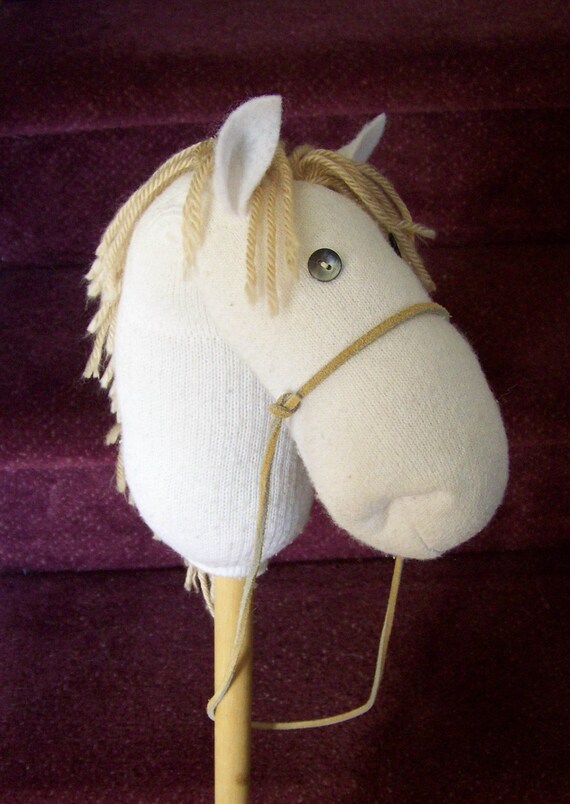 white hobby horse