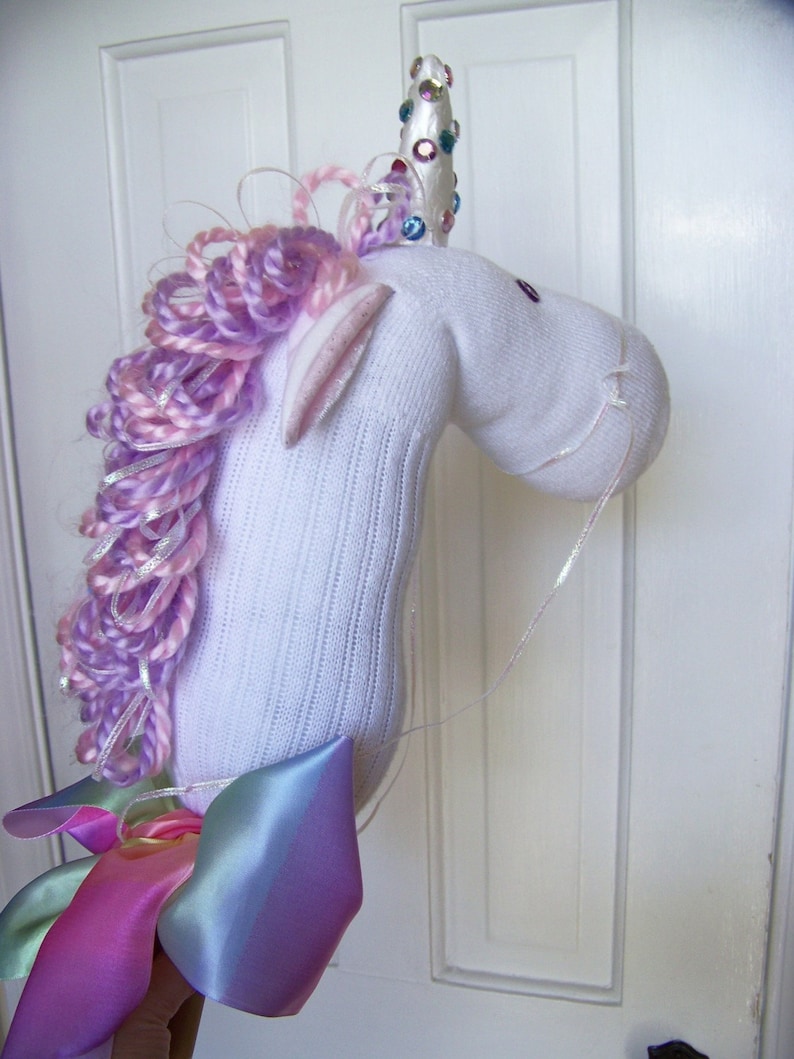 Hobby-Horse Unicorn PATTERN TUTORIAL How-to Make your own One Stick Pony PDF file image 5