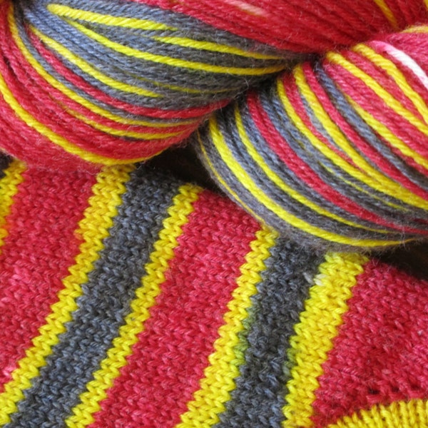 It's BACK!  Coral Snake self striping sock yarn - in stock, ready to ship!