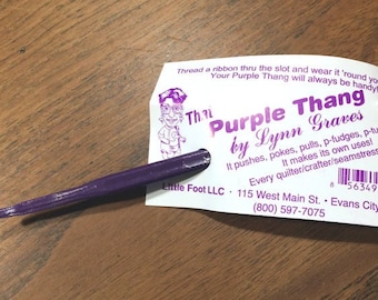 Purple Thang point turner - sewing stylus