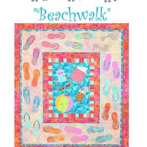 quiltmönster - Beachwalk-quilt