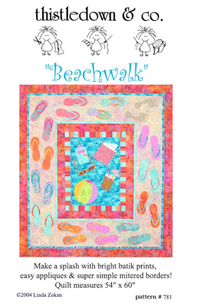 quilt pattern Beachwalk quilt image 1