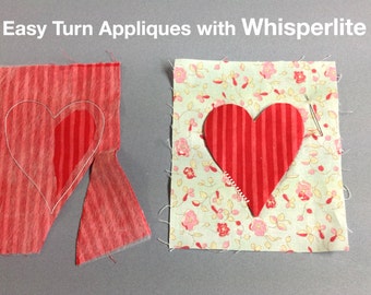 Whisperlite quilt foundation/tracer material for quilting