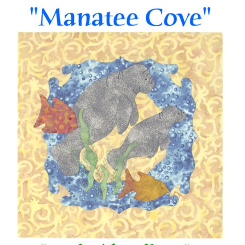 Manatee Cove Applique Quilt Pattern - Etsy