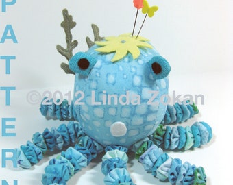 Pin cushion pattern for Olivia the Octopus