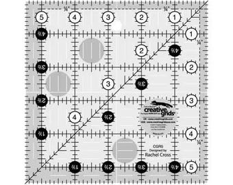 Creative Grids 5-1/2&quot; square quilting ruler
