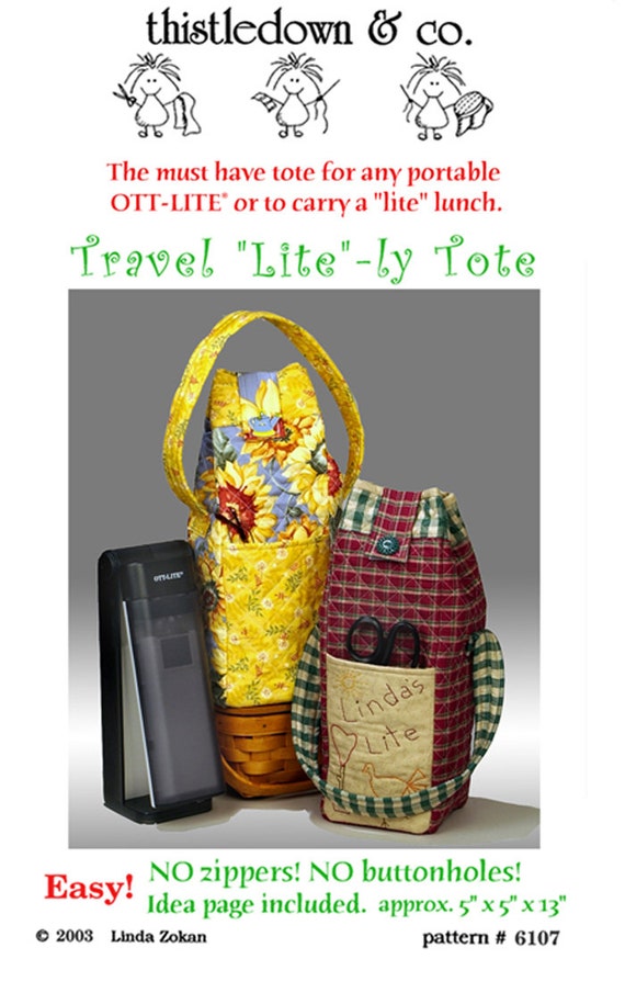 Ott Lite Tote Bag Travel Lightly 