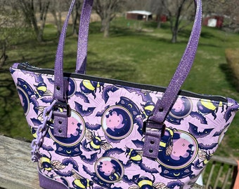 Bees,Bats and Crystal balls Handbag