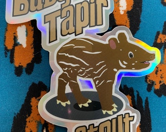 Baby Tapir Stout Sticker