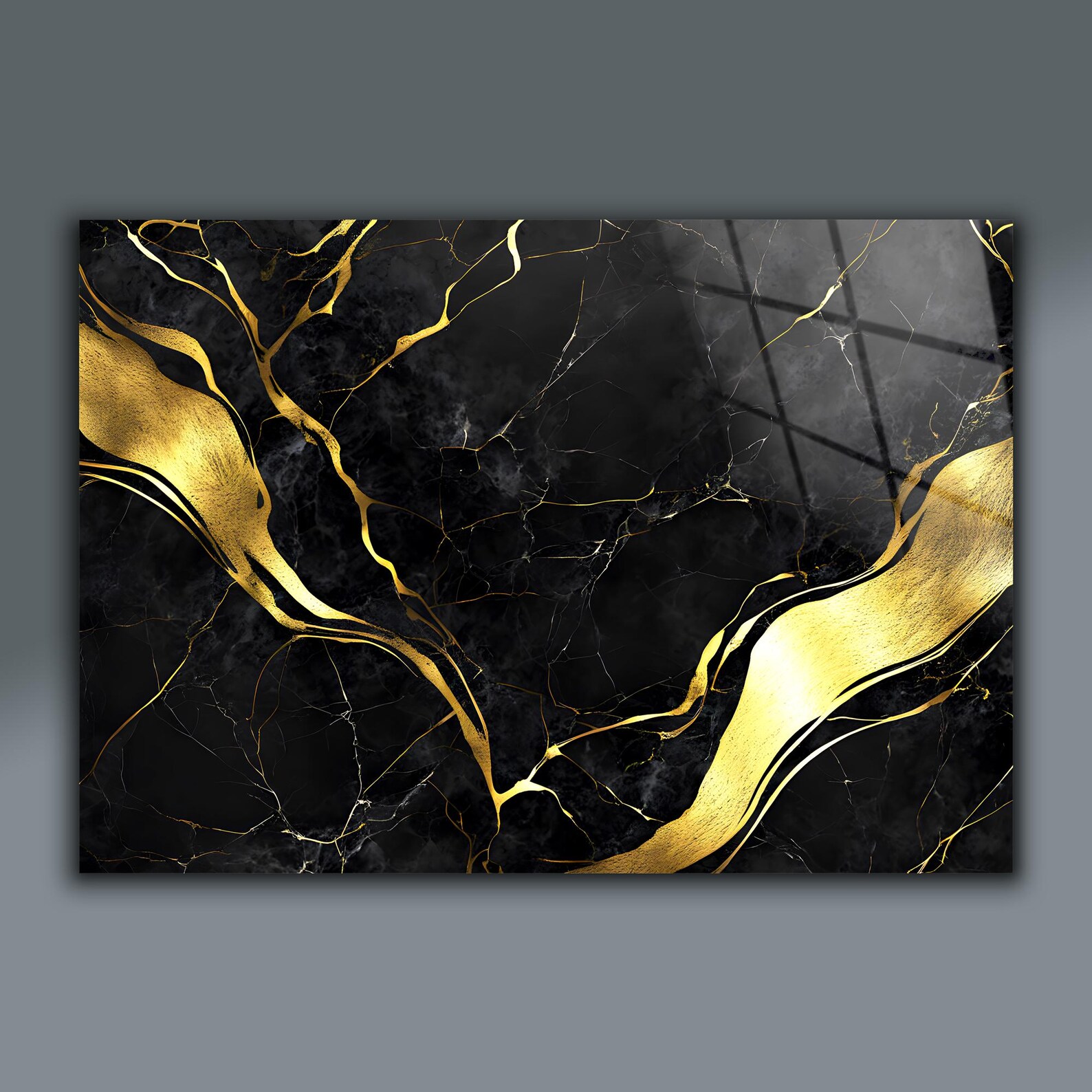 Marble Texture Glass Wall Art, Glass Art, Glass Print, Wall Decoration ... - Intosh Glass Texture Wall Art