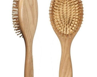 Brush Comb | Wooden Comb | Girl Thing | Curly Comb | Bamboo Comb | Comb with Handle