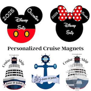 Custom Personalized Cruise Door Magnets