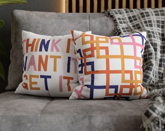 Think it/Want it Cushion Cover