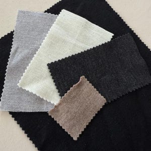 100% merino wool interlock fabric 250g/m2