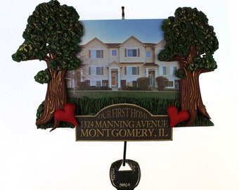 Personalized Home Ornament - New Home Ornament - Housewarming Gifts - Our New Home Ornament - Real Estate Agent Gifts
