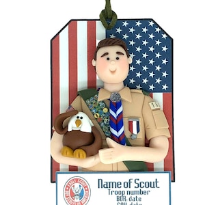 Eagle Scout Bust Ornament, Eagle Scout gifts, Eagle Scout toppers