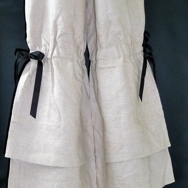 Will fit Size XS/S - Ready to MAIL - Ladies Vintage style Pants - Linen Mix - by Boutique Mia