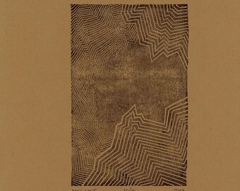 Mix-Line Linocut Print