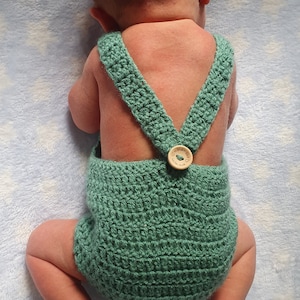 Crochet baby romper