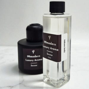 Ricarica per diffusore a bastoncini / Oli botanici di lusso / 100 ml / Profumi opulenti / Profumi tranquilli / Profumi edificanti / Aromi per la casa / Aromaterapia /