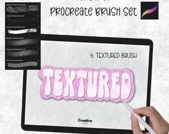 Textured Procreate Brush Set | Procreate Brush | illustration Brush for Procreate | Digital Brush Texture