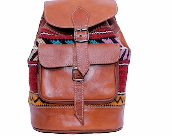 Fusion Medium Leather Bag - SAC KILIM