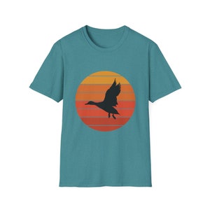 Duck Sunset Shirt, Outdoorsman shirt Unisex Softstyle T-Shirt
