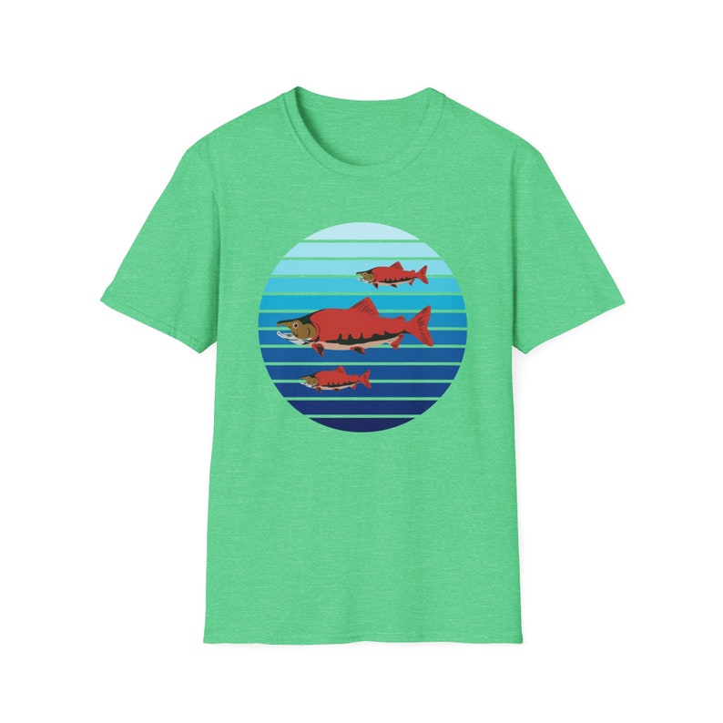 LOCKY salmon - silk shirt short sleeves