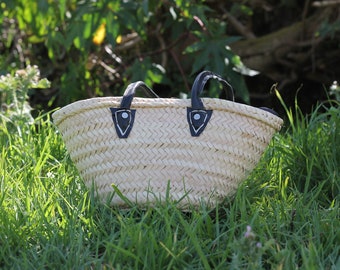 Large Moroccan Basket, Shopping Basket, Handmade Moroccan Bag