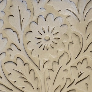 Pottery Roller - Floral tile 3" x 3.5