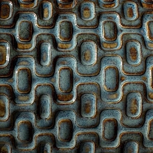 Aardewerkroller - 3,75" halverwege de eeuw