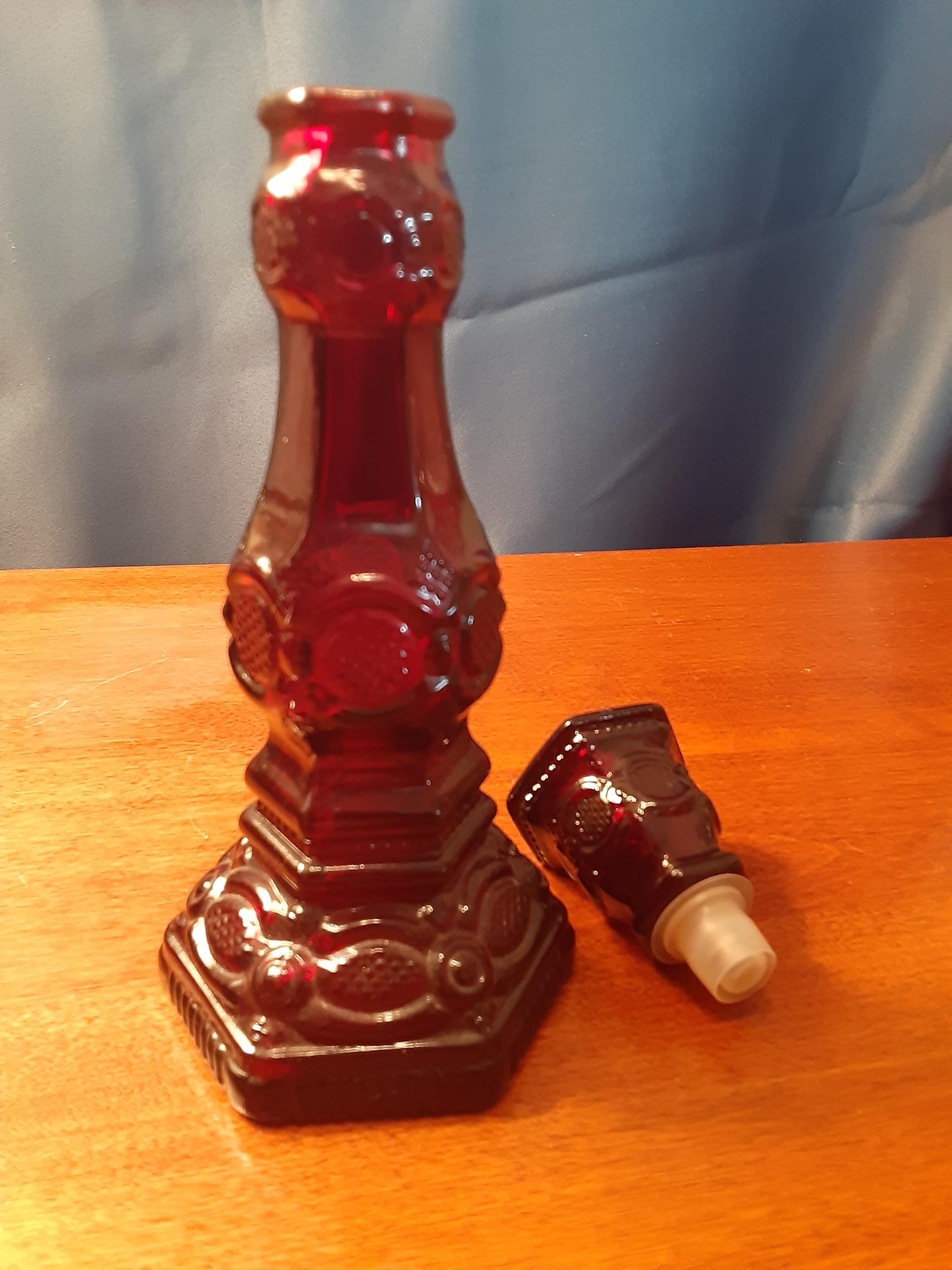 Unique Avon Deep Ruby 1876 Cape Cod Taper Candleholder/perfume Bottle ...