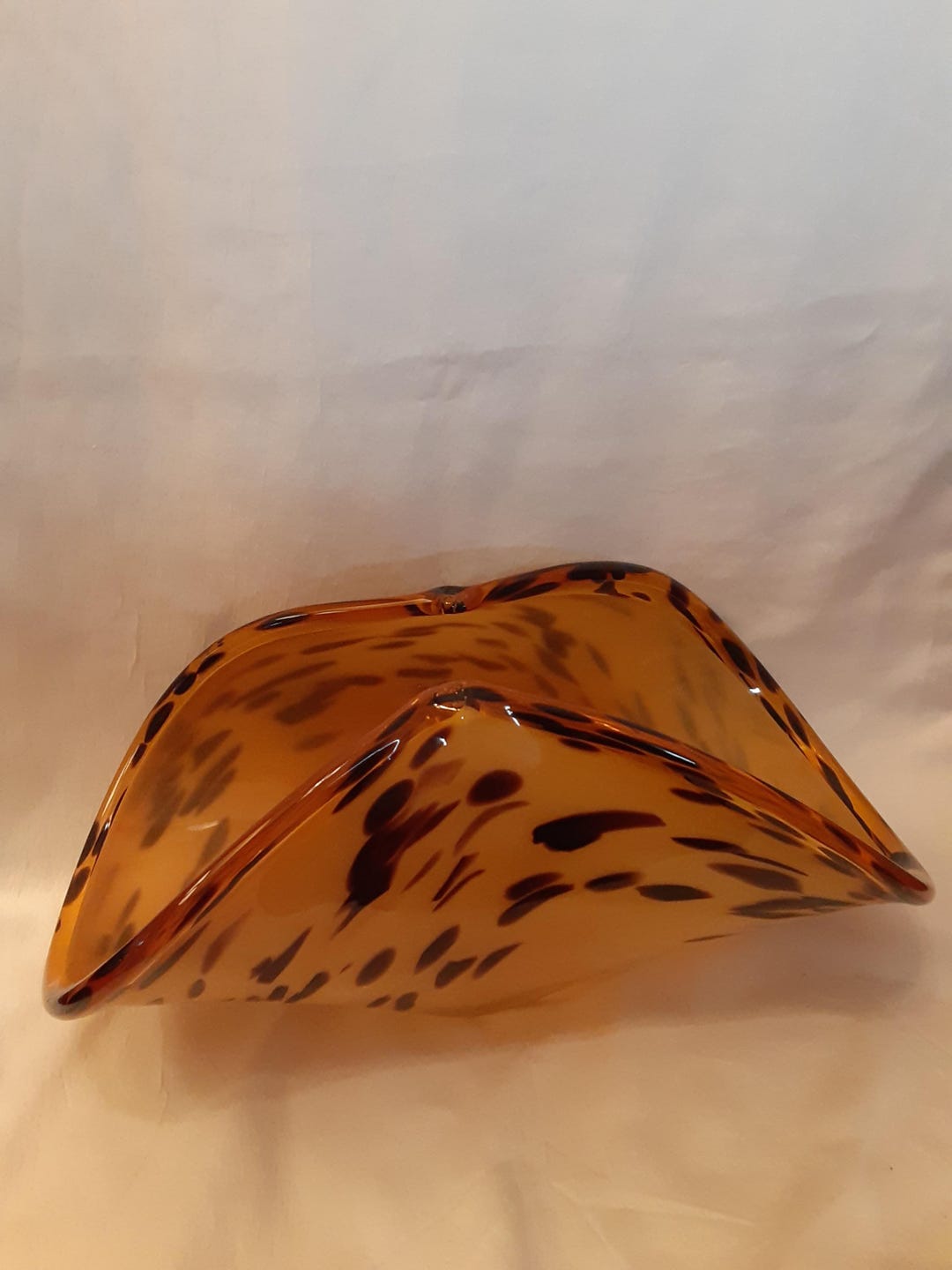 Murano Italy Handblown Tortoiseshell Art Glass 