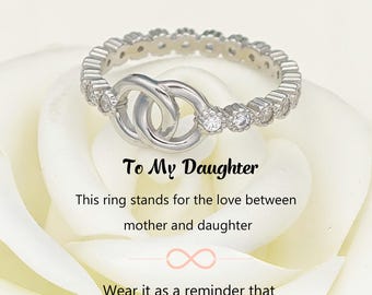 thumbnail image 2 of Mother Daughter Forever Linked Ring – Ellie Grace Jewellery 2 of 12