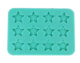 Einfache Stern-Ohrring-Form, Stern-Silikonform für Epoxidharz, Stern-Ohrring-Form, Stern-Ohrring-Form, Stern-Anhänger-Form