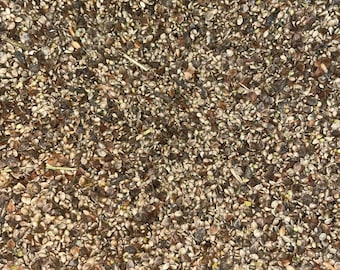 Mezcla de alimento orgánico para pájaros, cáñamo orgánico, trigo sarraceno, semillas de flores silvestres, 0,5 kg