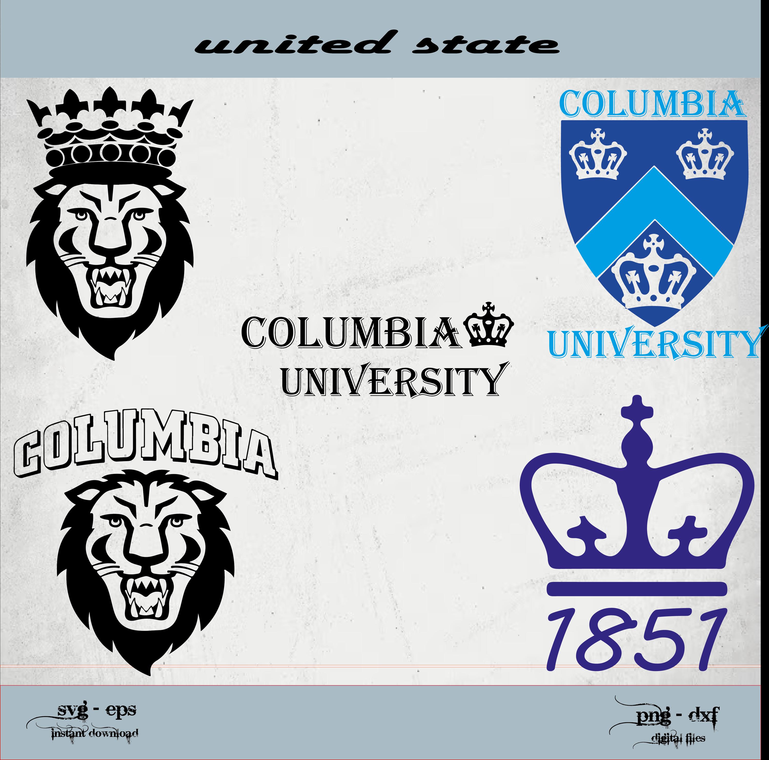 Logo Svg Columbia Brand Logo Columbia University Sticker, image size:3000x2967