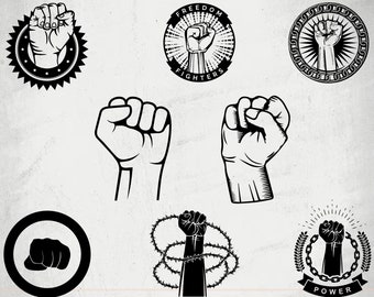 Fist SVG Bundle - Fist PNG Bundle - Fist Clipart -