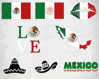 Mexico SVG, Mexico Coat of Arms SVG, Eagle svg, Mexico Flag Svg,