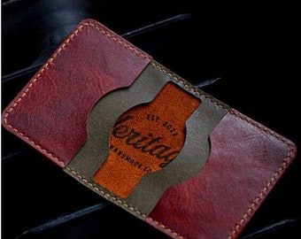 Heritage Handmade Wallet | Pocket Wallet | Personalized Leather Wallet | Card Holder