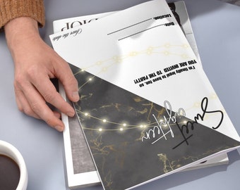 Invitación de cumpleaños número 18/ Invitación digital elegante del cumpleaños número 18/ Descarga instantánea