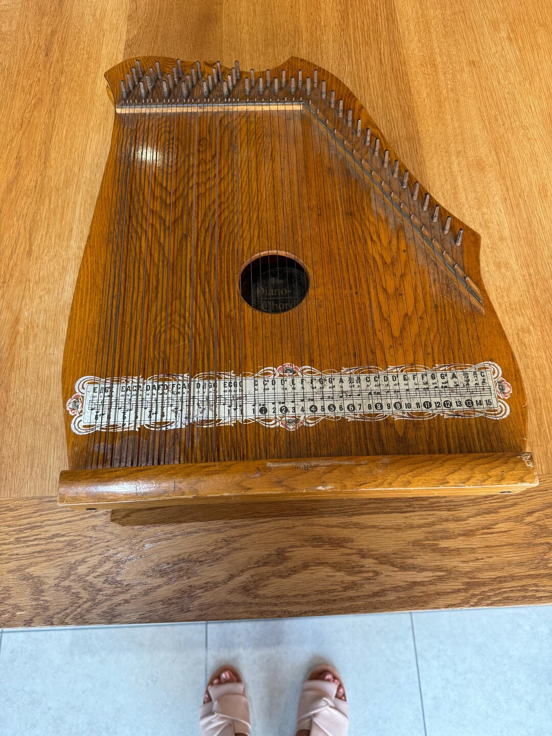 This is a Vintage Piano Harp/ Zither From the 1930/40s in Good ...