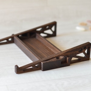 Wood Laptop Stand, Holder Natural Oak, Handmade, Macbook Laptop Stand, Laptop Stand desk, Computer Stand, Work From Home Gift for him